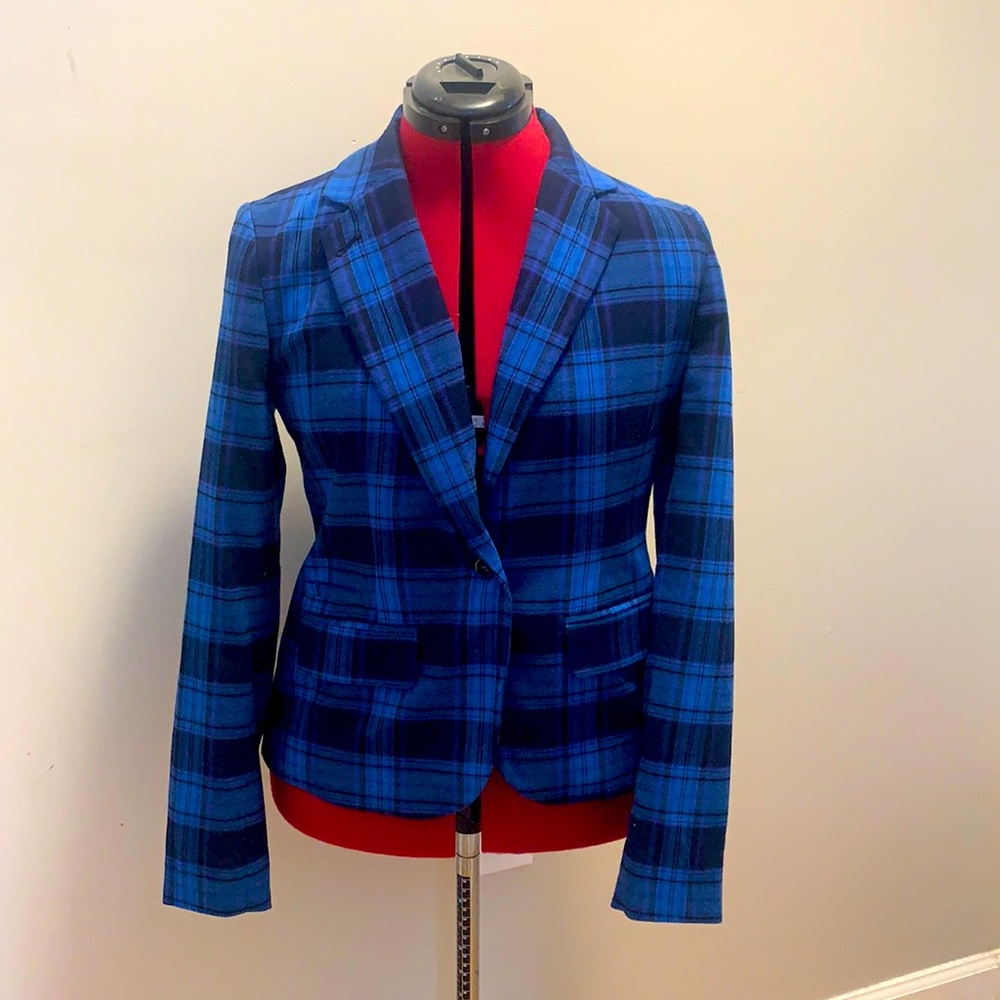 Plaid Blazer